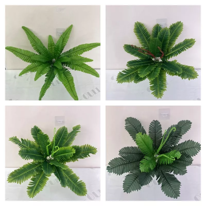 Artificial Boston Fern silk leaves wholesale