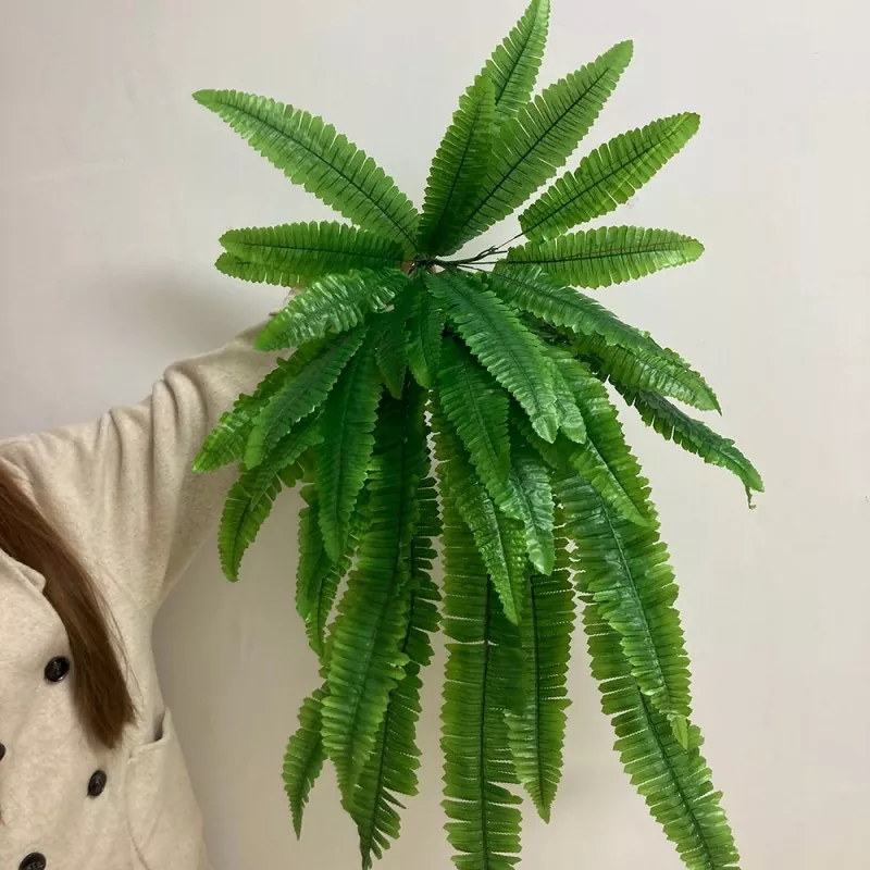 Plastic Artificial Bostons Fern UV resistant bulk supply