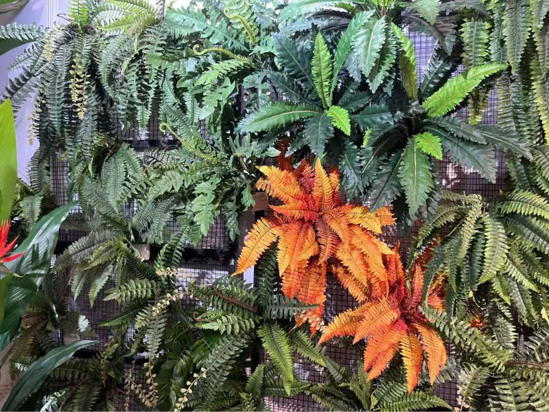 UV protected Artificial Fern Plants outdoor use