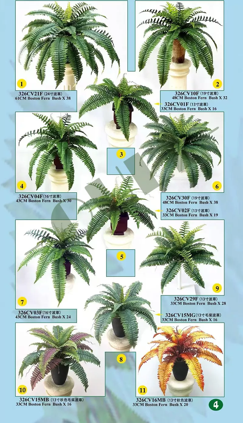 Artificial Boston Fern OEM ODM wholesale manufacturer
