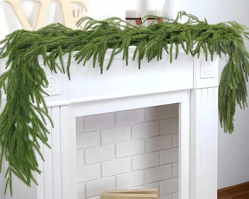 Long-lasting Norfolk Pine Garland for event decor