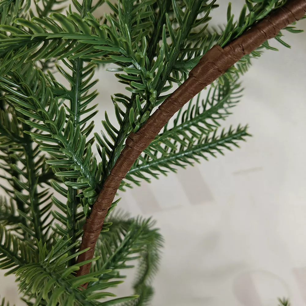 Norfolk Pine vine with red berries accent