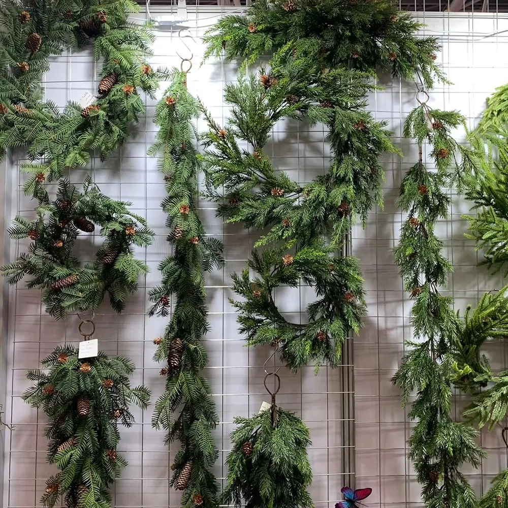 Realistic Norfolk Pine Artificial Garland 150cm