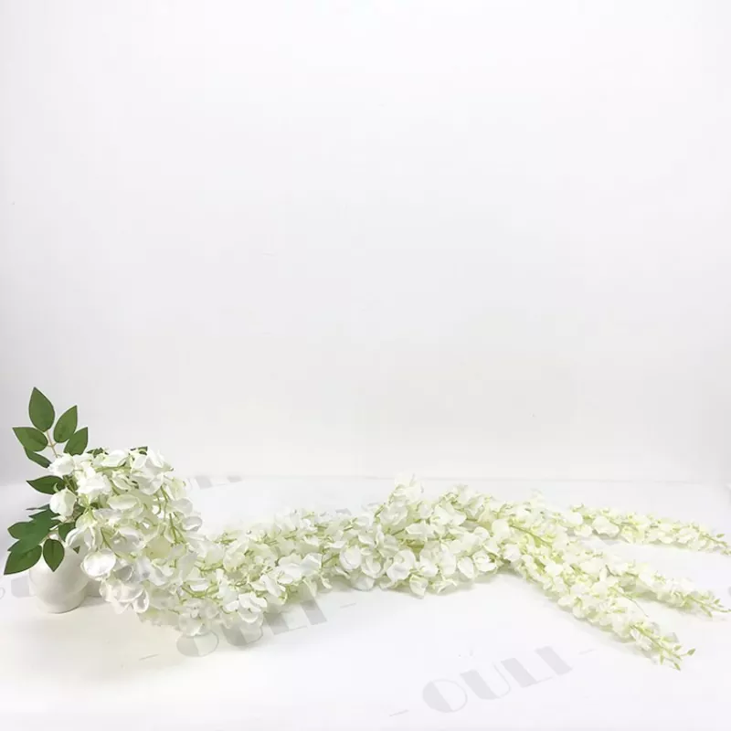 Λευκά ψεύτικα λουλούδια wisteria